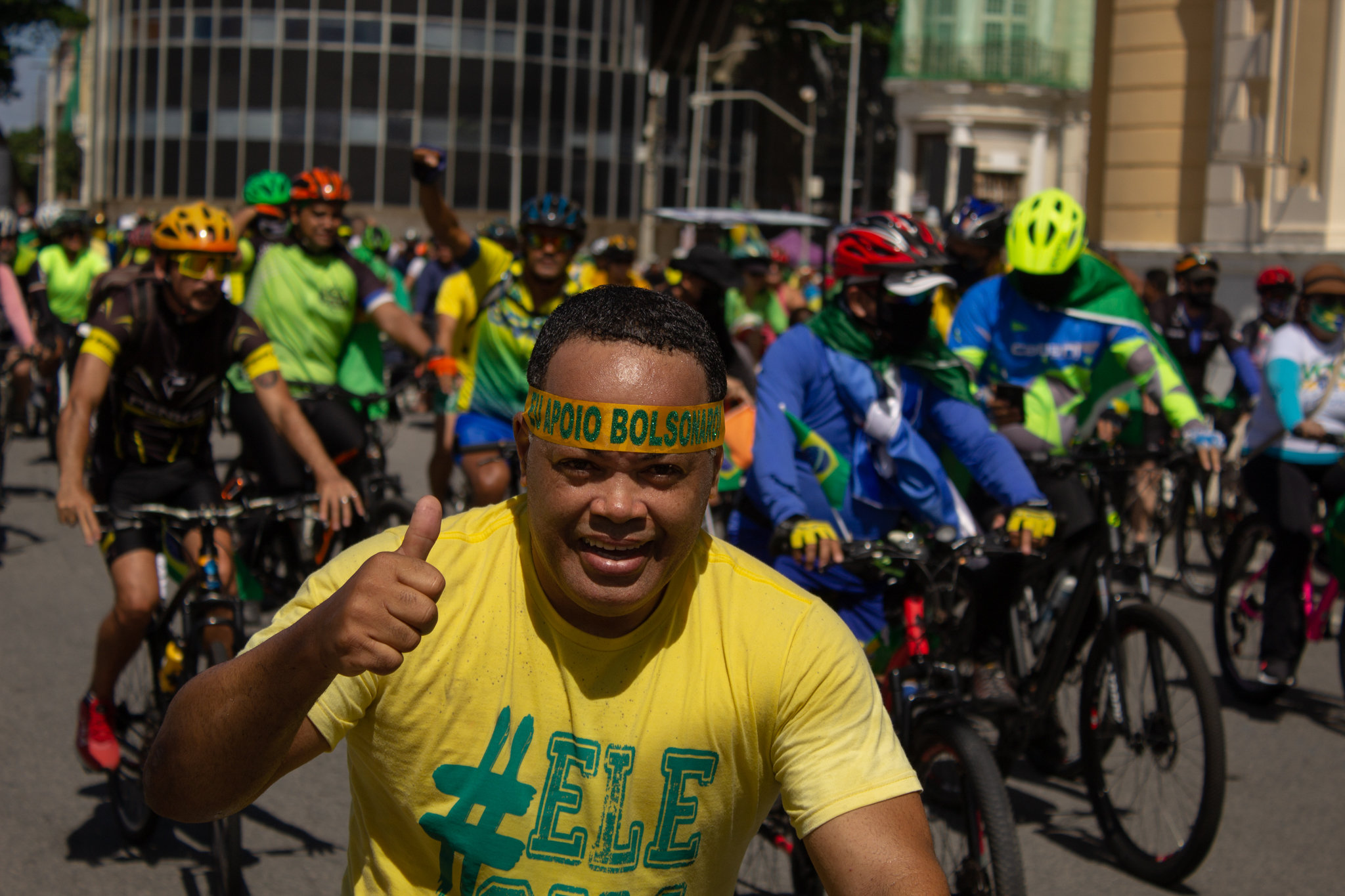 Veja fotos e vídeos da ‘bicicletada' pelo voto impresso auditável no Recife 15