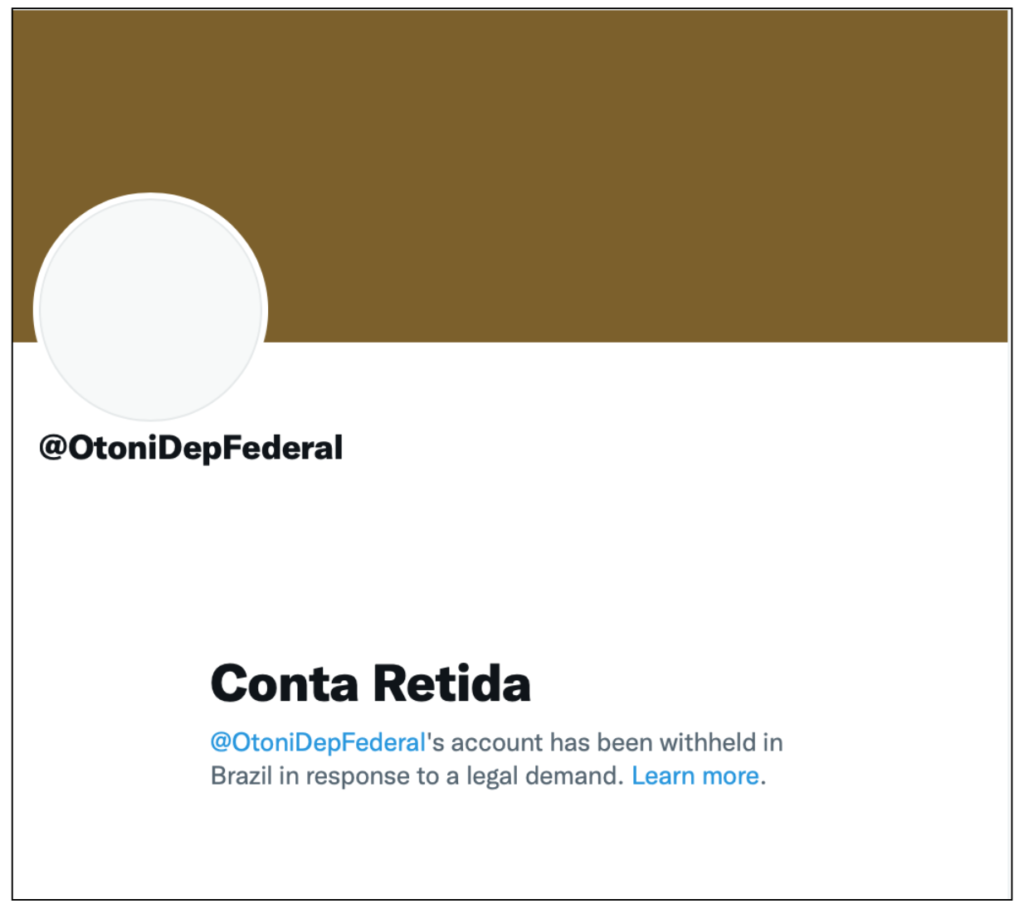 Twitter do deputado Otoni de Paula é bloqueado após decisão de Moraes 1