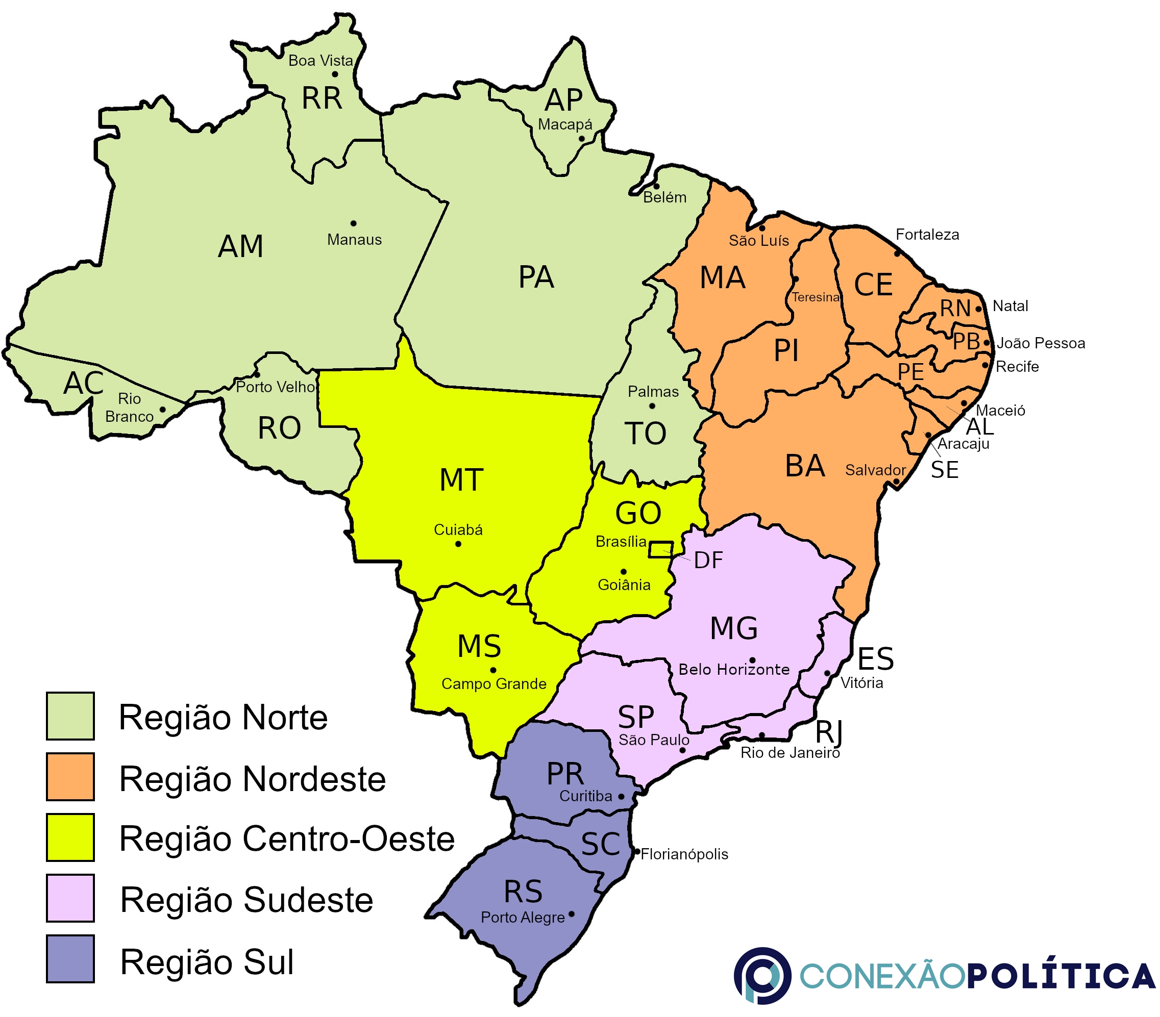 Em erro geográfico, deputado cisma que Mato Grosso do Sul "fica na região Sul" 1