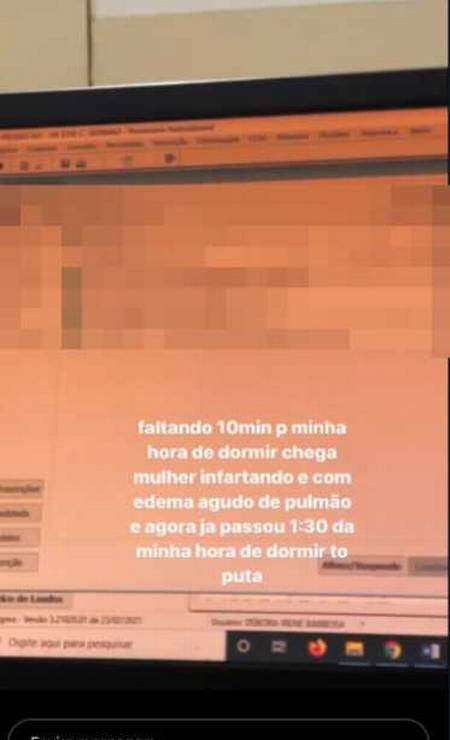 'Morreu e eu não dormi': estudante de medicina ironiza paciente e gera revolta 1