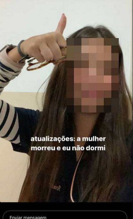 'Morreu e eu não dormi': estudante de medicina ironiza paciente e gera revolta 2