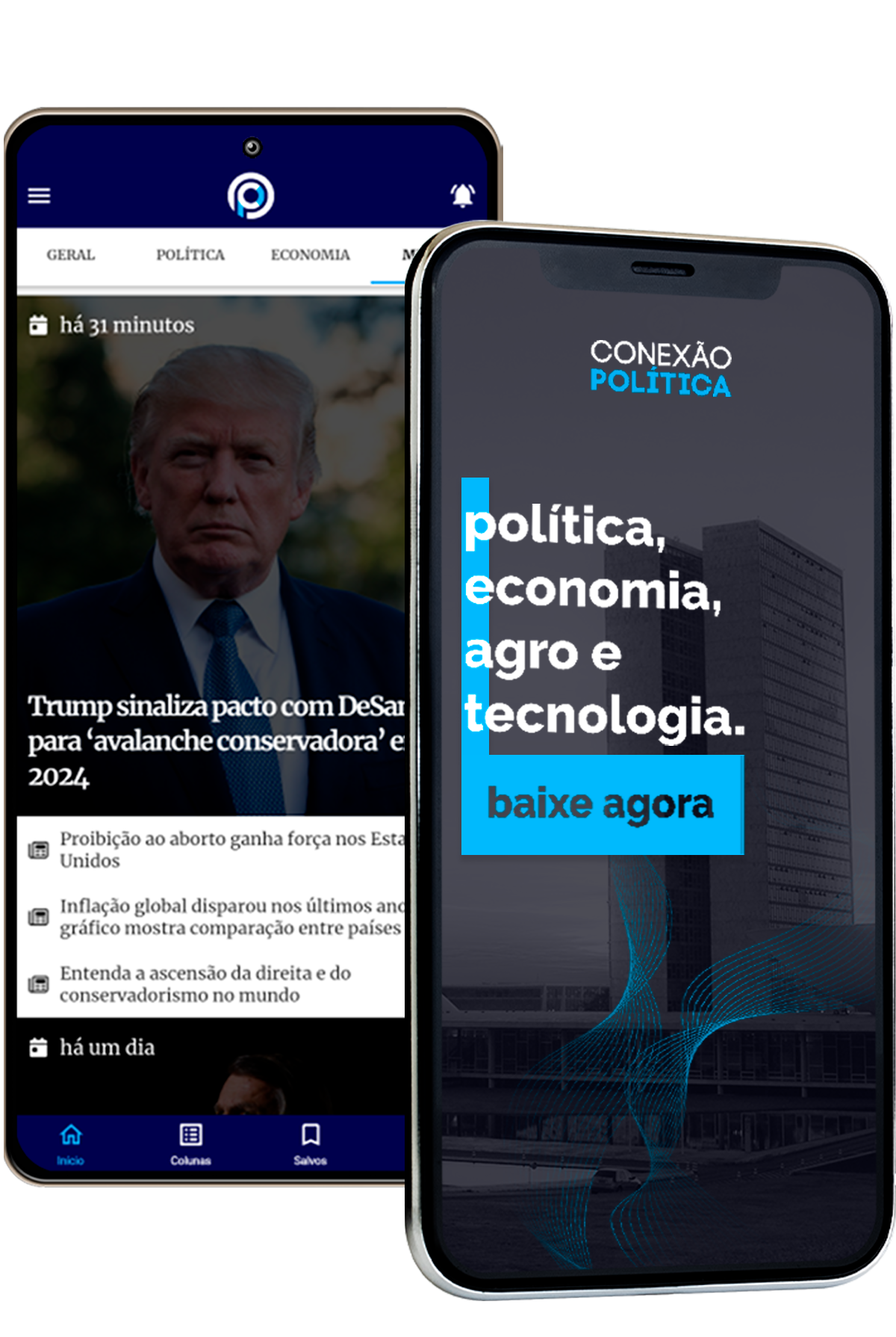 Aplicativo – Baixe o app do Conexão Política 2