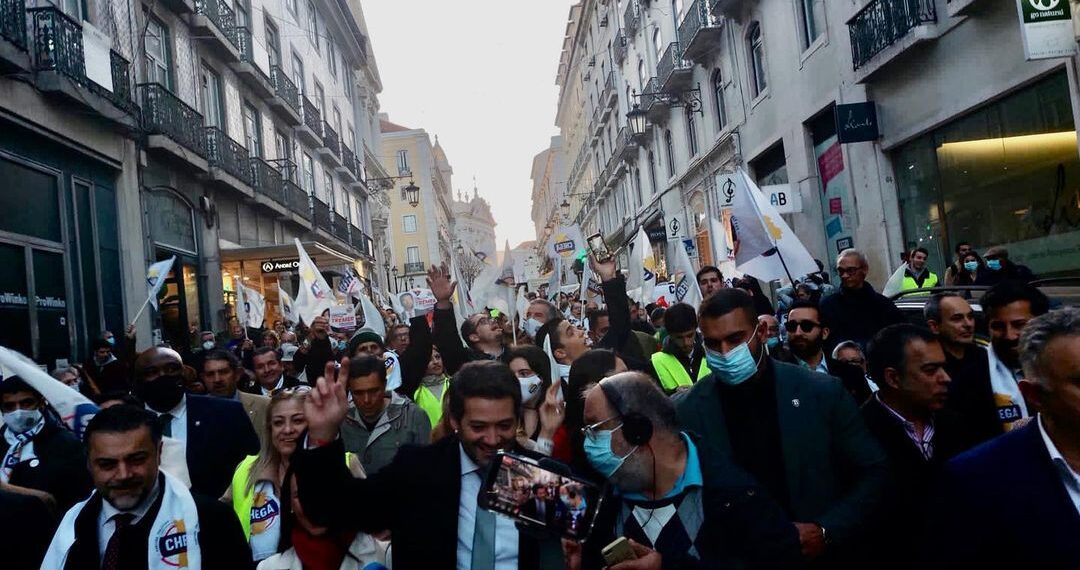 Protesto contra Lula em Portugal