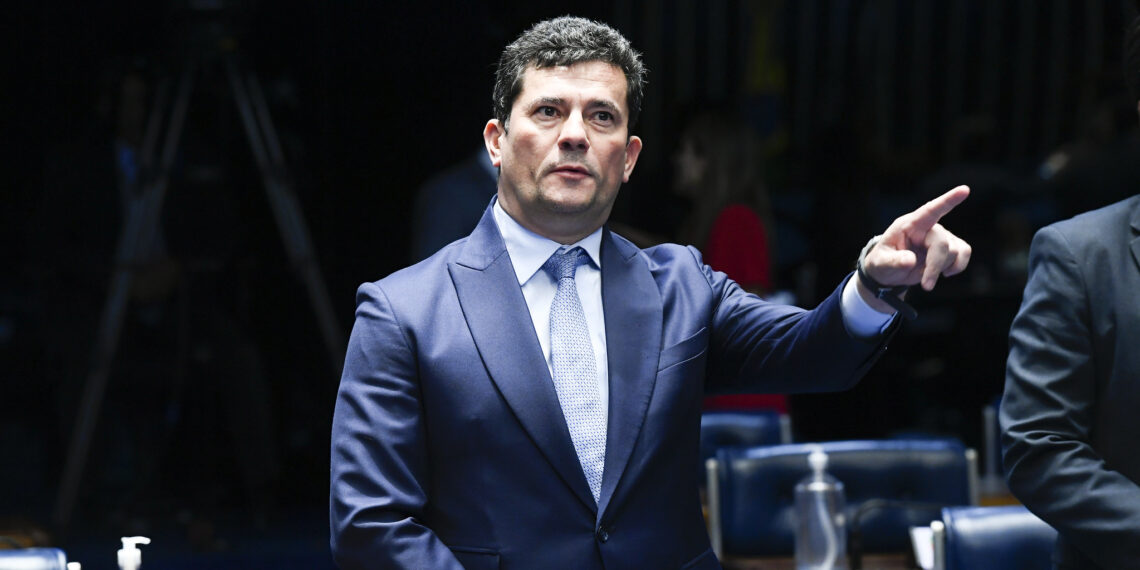 Sergio Moro no plenário do Senado Federal