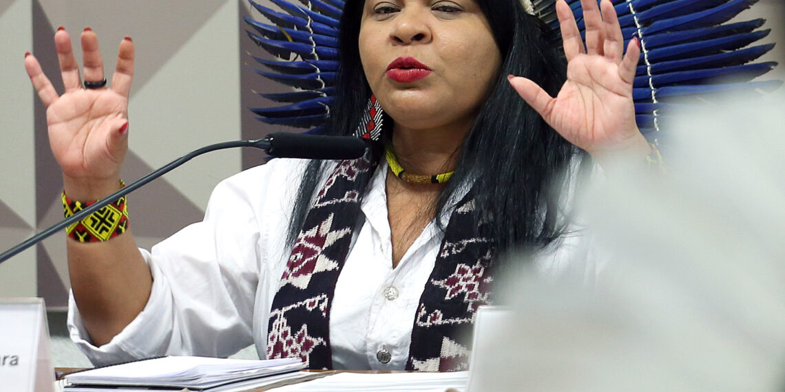 Brasília (DF) 10/05/2023 Audiência pública na Comissão de direitos Humanos com a Ministra Sônia Guajajara, do Ministério dos Povos Indígenas para informar sobre a pasta.