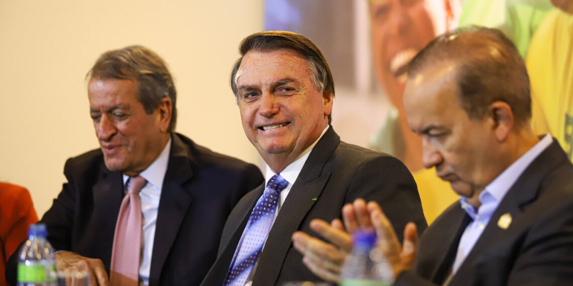 Jair Bolsonaro e Waldemar Costa Neto, presidente do Partido Liberal (PL)