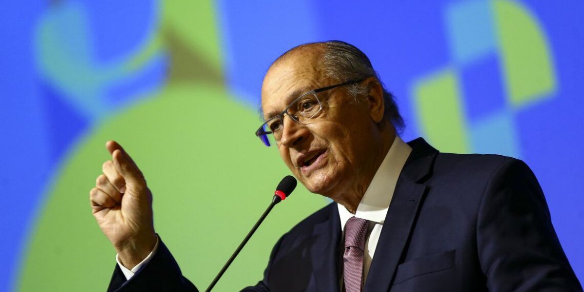 Brasília (DF), 17/05/2023 - O presidente da República em exercício, Geraldo Alckmin, participa de seminário sobre ESG, na ApexBrasil.