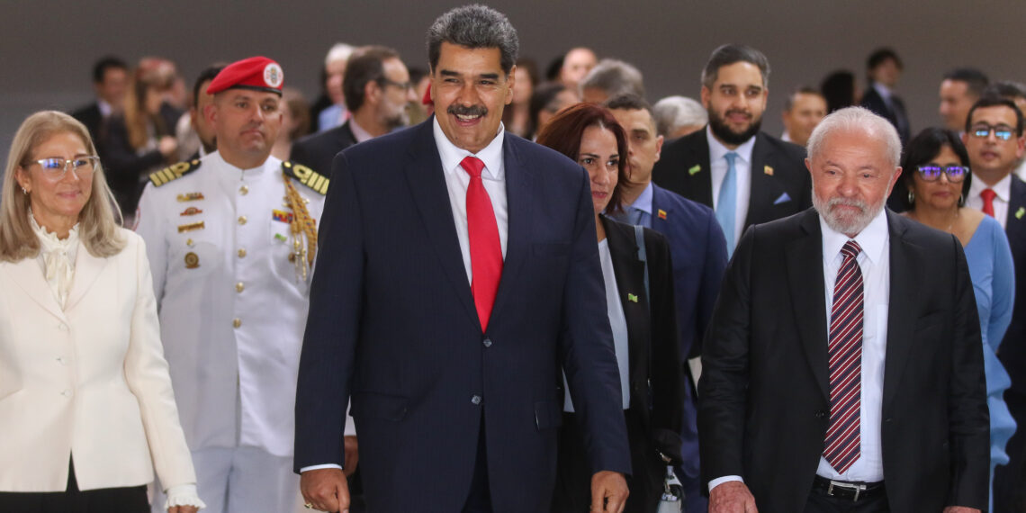 Brasília (DF) 29/05/2023 - O presidente da Venezuela, Nicolás Maduro, chega ao Palácio do Itamaraty para almoço com o presidente Lula.