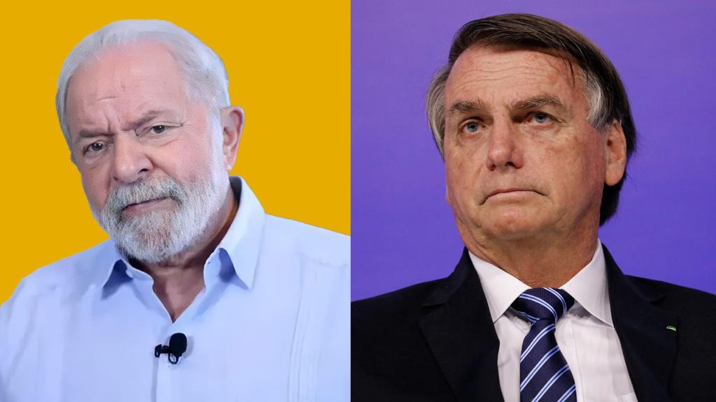 Lula e Jair Bolsonaro