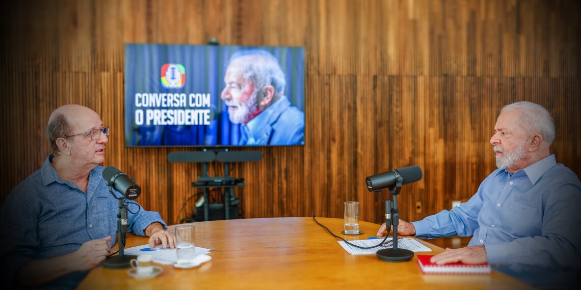 13.06.2023 - Conversa com o Presidente no Palácio da Alvorada. Brasília - DF.