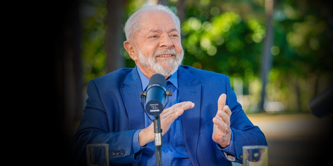 Brasília (DF), 19.06.2023 - Presidente Lula é entrevistado por Marcos Uchoa no programa Conversa com o Presidente, no Palácio do Alvorada.