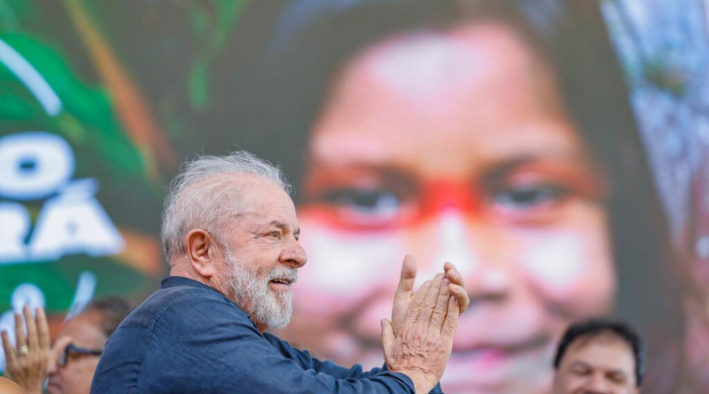 Belém (PA), 17.06.2023 -O presidente Luiz Inácio Lula da Silva anuncia, em Belém, medidas para a organização da Conferência das Nações Unidas sobre Mudanças Climáticas (COP-30) na cidade. O evento será realizado em 2025.