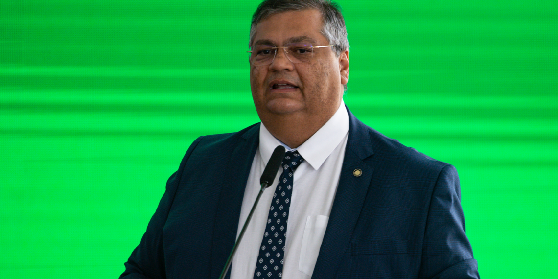 Brasília (DF), 21/07/2023 - O ministro da Justiça, Flávio Dino, durante lançamento do Programa de Ação na Segurança (PAS), no Palácio do Planalto.
