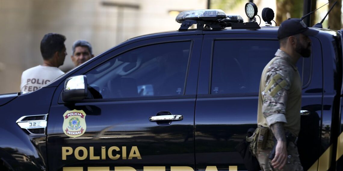 Cerimônia de inauguração da nova sede da Polícia Federal, em Brasília.