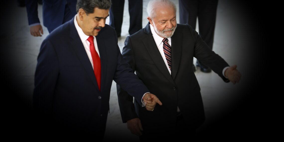 Brasília (DF), 29/05/2023 - O presidente Luiz Inácio Lula da Silva recebe o presidente da Venezuela, Nicolás Maduro, no Palácio do Planalto.