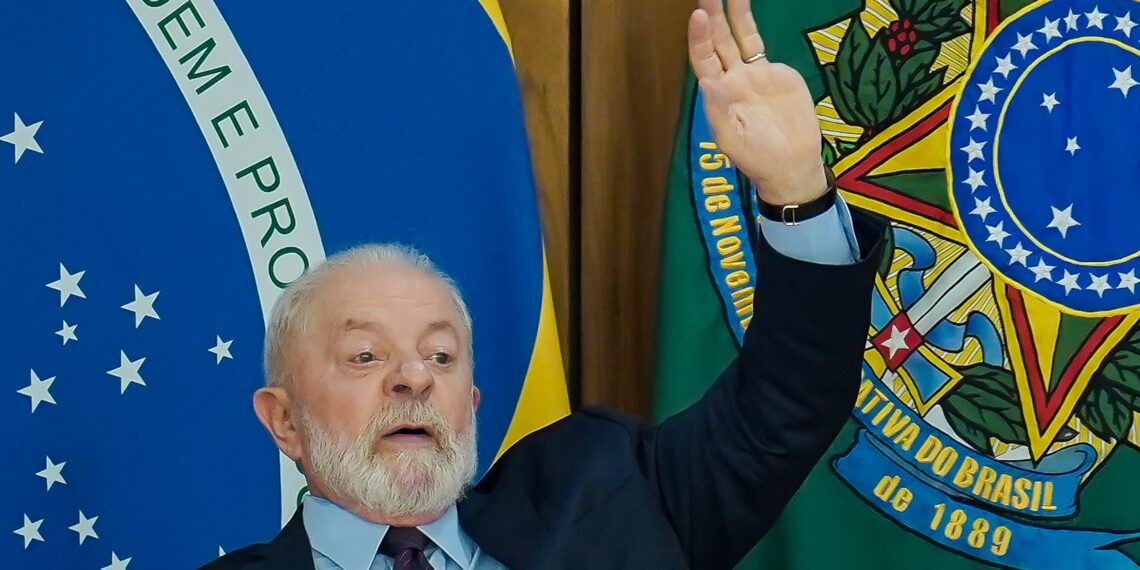 Brasília (DF), 27/10/2023, O presidente Lula, fala com a imprensa, durante café da manhã com jornalistas, no Palácio do Planalto. Foto: Rafa Neddermeyer/Agência Brasil