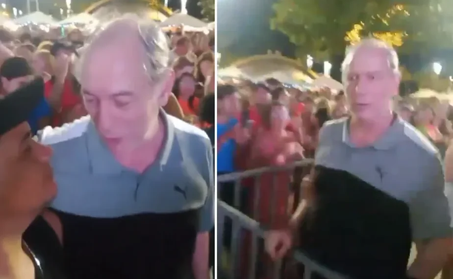 Ao ser chamado de ‘bandido’, Ciro Gomes dá tapa no rosto de homem em Fortaleza 1