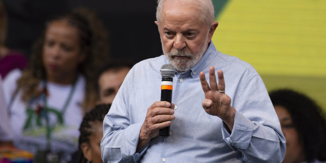 Brasília (DF), 22/12/2023 - O presidente Luiz Inácio Lula da Silva durante a celebração de Natal dos Catadores, Catadoras e População em Situação de Rua, no Estádio Nacional Mané Garrincha, em Brasília. Foto: Marcelo Camargo/Agência Brasil