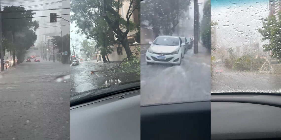 Em meio ao Carnaval, chuva alaga ruas de Fortaleza, gera transtornos e deixa população ilhada 1