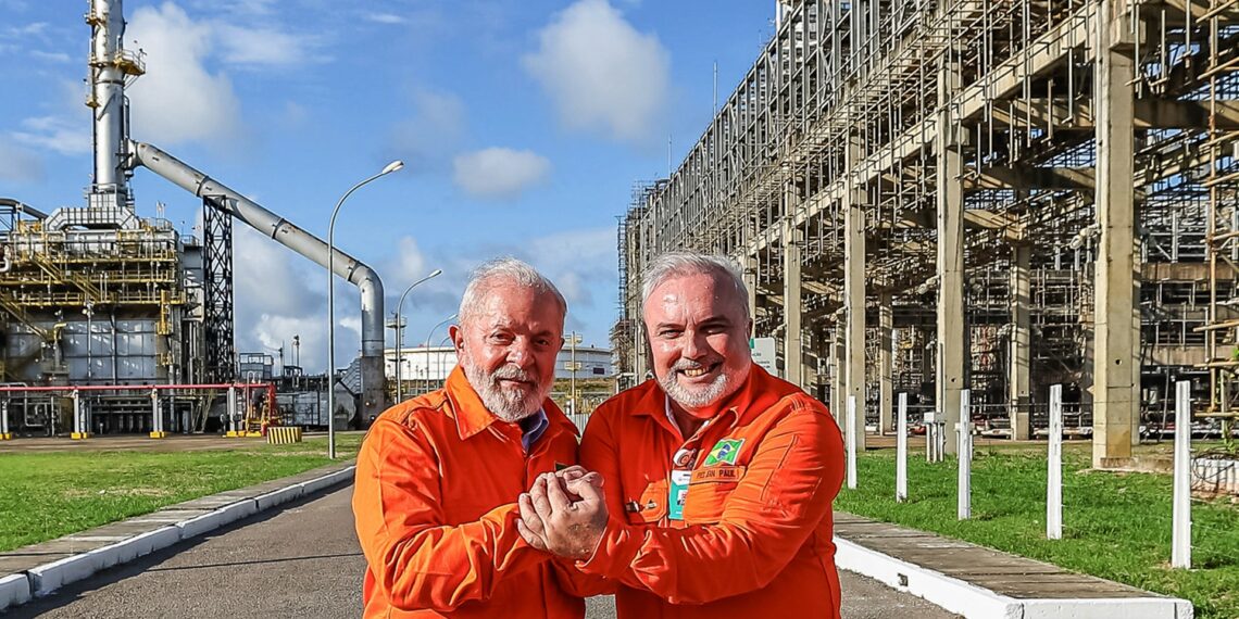 Presidente Lula e presidente da Petrobras, Jean Paul Prates