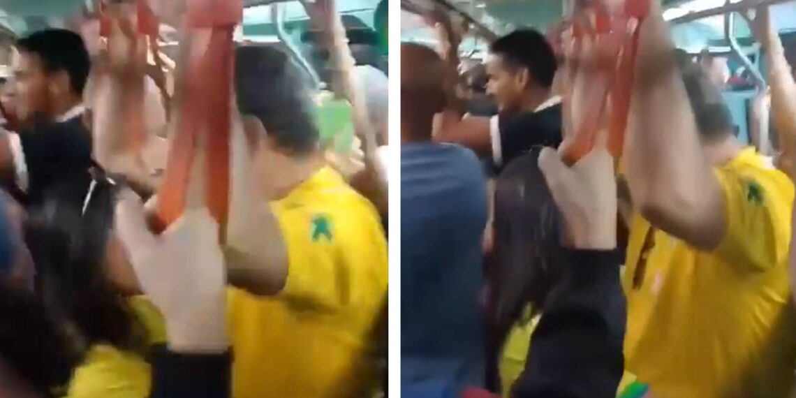 Torcedores do Corinthians impedem apoiadores de Bolsonaro de usar metrô em SP 1