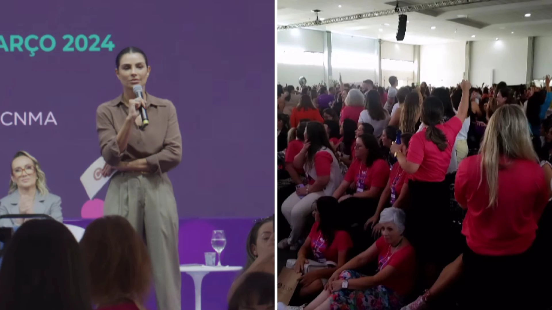 VÍDEO: Em evento da OAB, mulheres de esquerda atacam Cíntia Chagas por divergências políticas 3