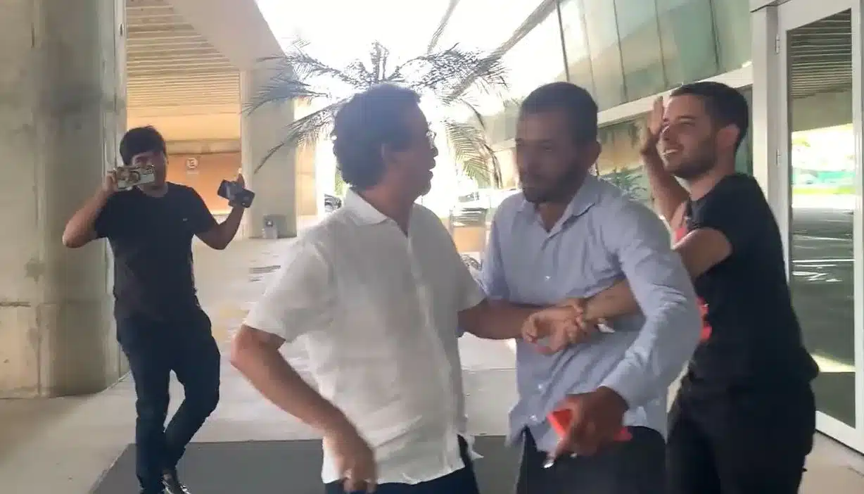 VÍDEO: Ao questionar Gleisi, opositor é agredido por deputado do PT no Rio Grande do Norte 2