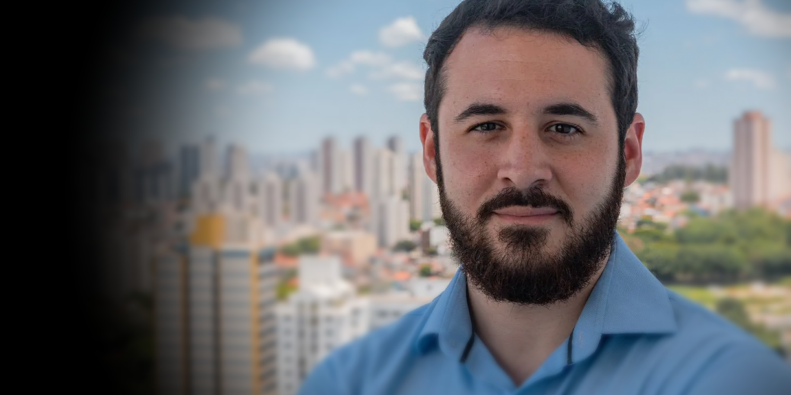 Na imagem, o vereador Lucas Sanches, pré-candidato à prefeitura de Guarulhos pelo PL | Crédito: Reprodução