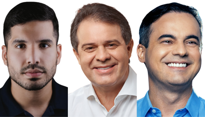 Fortaleza: André tem 31%; Leitão, 21%; Wagner, 20%; e Sarto, 13%, diz Veritá 2 Fortaleza: André tem 31%; Leitão, 21%; Wagner, 20%; e Sarto, 13%, diz Veritá 1