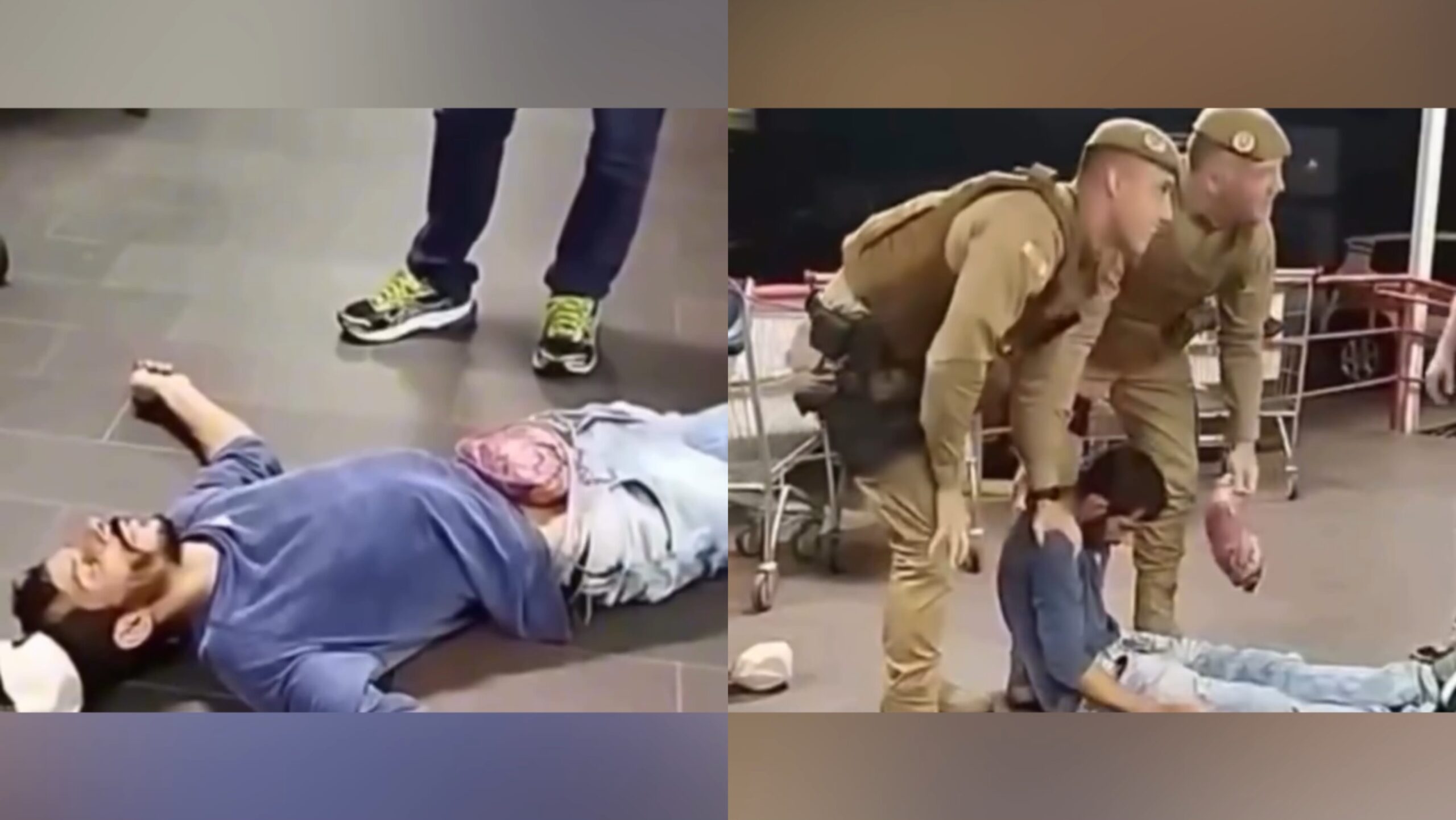 Flagrado tentando furtar picanha na cueca, homem finge desmaio ao ser detido pela polícia; assista ao vídeo 2 Flagrado tentando furtar picanha na cueca, homem finge desmaio ao ser detido pela polícia; assista ao vídeo 1