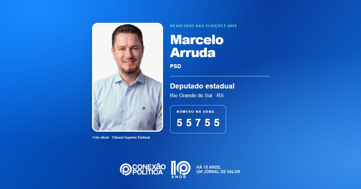 Foto oficial de Deputado Estadual — Eleições 2026: Marcelo Arruda, do PSD, é eleito deputado estadual no RS com 36.804 votos