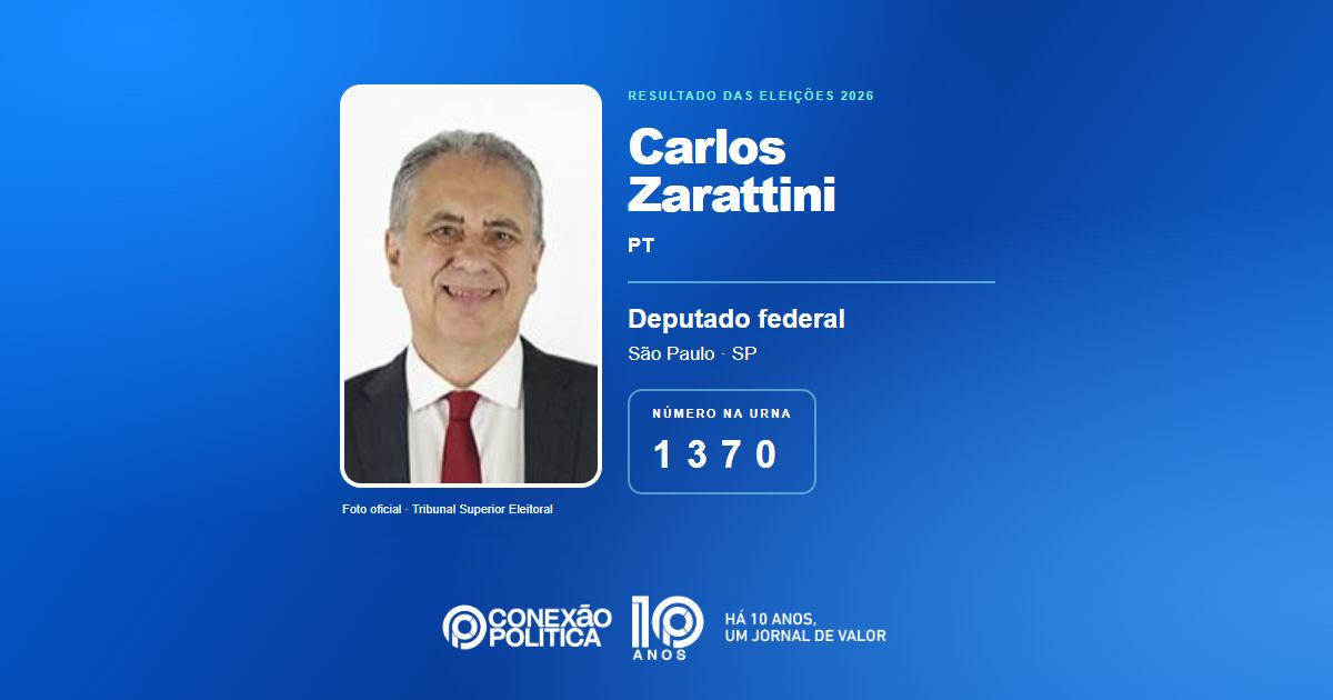 Foto oficial de Deputado Federal — Eleições 2026: Carlos Zarattini, do PT, é eleito deputado federal em SP com 117.608 votos