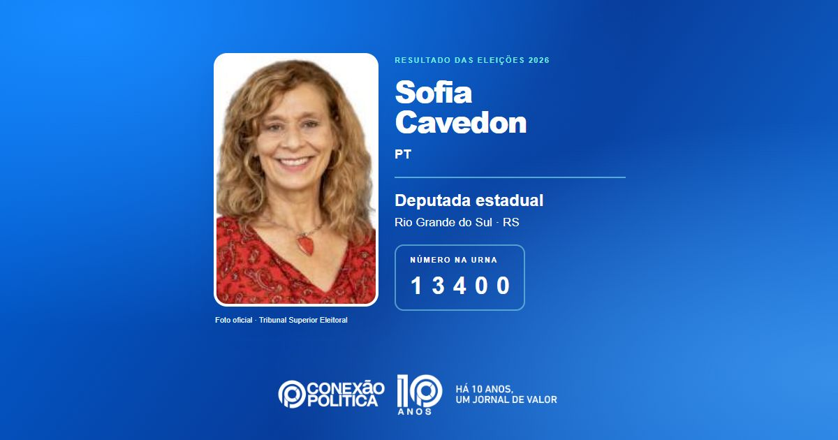 Foto oficial de Deputado Estadual — Eleições 2026: Sofia Cavedon, do PT, é eleita deputada estadual no RS com 37.165 votos
