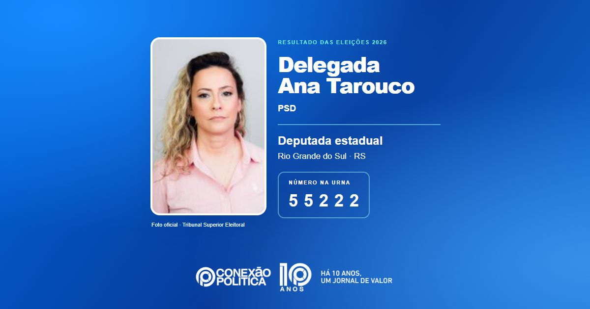 Foto oficial de Deputado Estadual — Eleições 2026: Delegada Ana Tarouco, do PSD, é eleita deputada estadual no RS com 44.474 votos