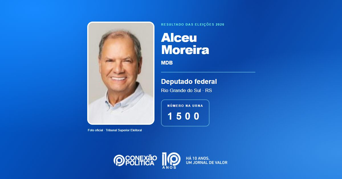 Foto oficial de Deputado Federal — Eleições 2026: Alceu Moreira, do MDB, é eleito deputado federal no RS com 217.208 votos