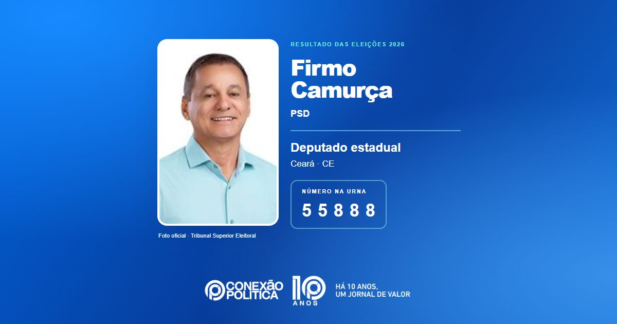 Foto oficial de Deputado Estadual — Eleições 2026: Firmo Camurça, do PSD, é eleito deputado estadual no CE com 67.171 votos