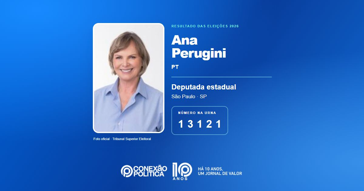 Foto oficial de Deputado Estadual — Eleições 2026: Ana Perugini, do PT, é eleita deputada estadual em SP com 70.737 votos