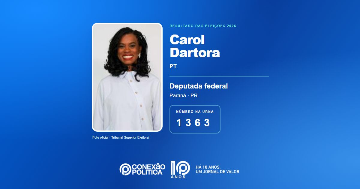 Foto oficial de Deputado Federal — Eleições 2026: Carol Dartora, do PT, é eleita deputada federal no PR com 101.823 votos