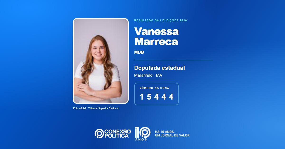 Foto oficial de Deputado Estadual — Eleições 2026: Vanessa Marreca, do MDB, é eleita deputada estadual no MA com 81.322 votos