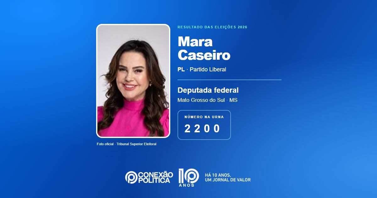 Foto oficial de Deputado Federal — Eleições 2026: Mara Caseiro, do PL, é eleita deputada federal em MS com 120.199 votos